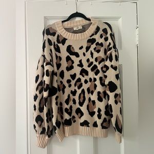 Entro cheetah sweater
